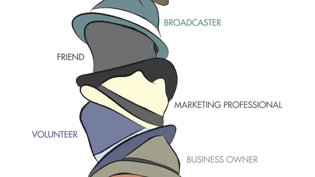 The many different hats Raina Evans wears