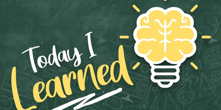 Image from Boston University showing Today I learned