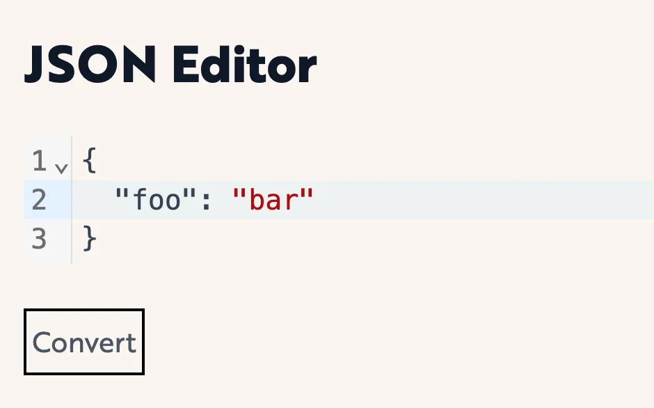 JSON Editor